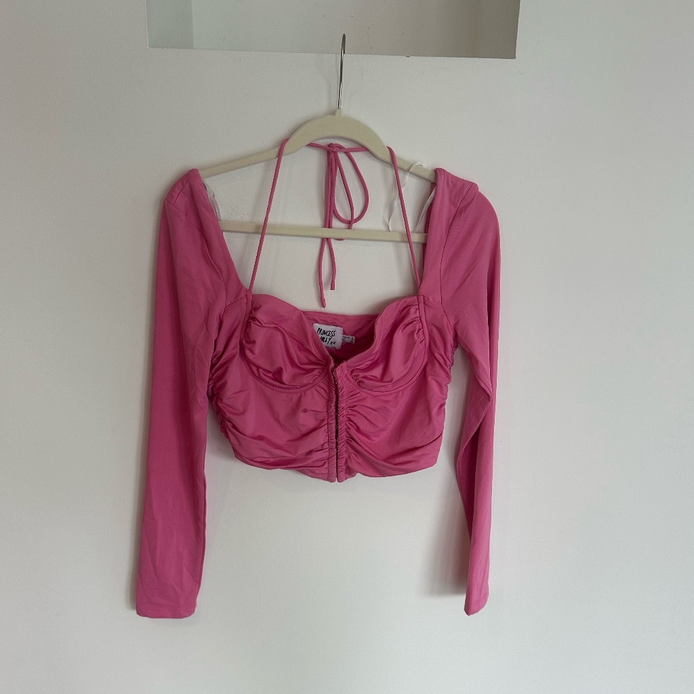 Princess Polly Galyn Long Sleeve Top in Pink
